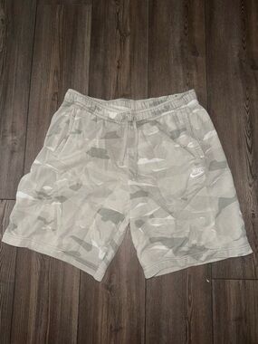 Nike Women’s Gray Camo Athletic Shorts